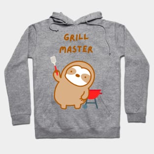 Grill Master Summer Cookout Sloth Hoodie